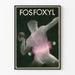 Dekoracyjny plakat vintage Fos Foxyl w stylu graficznym