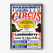 Plakat Vintage Fossett's Famous Circus – Dekoracja Ścienna Retro