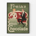 Vintage plakat Freia's Chocolade do eleganckiej dekoracji ściennej