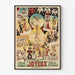 Plakat Vintage Bracia i Siostra Radosny - Dekoracja Ścienna Artystyczna