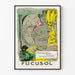 Plakat vintage reklamowy Fucusol dekoracja ścienna