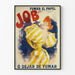 Plakat vintage Fumar el papel Job - Retro dekoracja ścienna