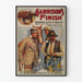 Plakat Vintage Garrison's Finish Course de Chevaux