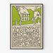 Plakat wystawy vintage Gartenstadt Bromberg 1913-1914