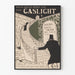 Plakat vintage Gaslight Tokyo Amatorski Klub Dramatyczny