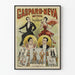 Plakat vintage Gaspard Neva Duettistes - Transformacje spektaklu