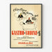 Plakat vintage Gastro-Sodine S - Retro dekoracja ścienna zdrowie trawienne