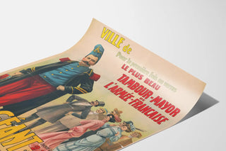 Plakat vintage Tambour-Major Gigant Armii Francuskiej