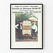 Plakat vintage Gérard i Monique Boqué Kolekcjonerzy w Rouen