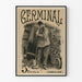 Plakat vintage Germinal - Romanzo Sociale E. Zola