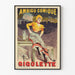 Plakat vintage Gigolettte - Dekoracja ścienna w stylu retro