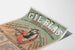Plakat vintage Gil Blas Journal Parisien dekoracja ścienna retro