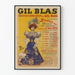Plakat vintage Gil Blas Transformacja - Dekoracja ścienna retro