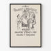 Plakat vintage opery Gilbert & Sullivan dekoracja ścienna
