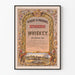 Plakat vintage Gilbert & Parsons Hygienic Whiskey Medyczny