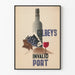 Plakat reklamowy vintage Gilbey's Invalid Port