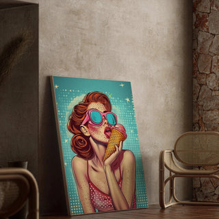 Obraz Pop Art - Letnia Delikatność | Druk artystyczny Obraz Dekoracja ścienna plakat kopia