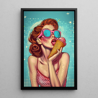 Plakat Pop Art - Letnia Delikatność