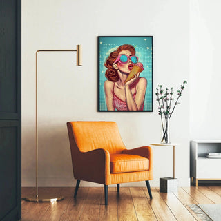 Obraz Pop Art - Letnia Delikatność | Druk artystyczny Obraz Dekoracja ścienna plakat kopia