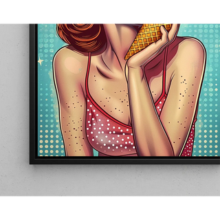 Obraz Pop Art - Letnia Delikatność | Druk artystyczny Obraz Dekoracja ścienna plakat kopia