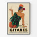 Plakat vintage Papierosy Les Gitanes od Régie Française