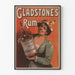 Plakat vintage Gladstone's Rum - Dekoracja ścienna retro