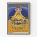 Plakat vintage Gloriol Królowa Motocykli Dekoracja na ścianę
