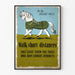 Plakat vintage Go by Shanks' Pony dekoracja ścienna