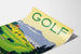 Vintage plakat golfowy Lausanne Szwajcaria, retro dekoracja ścienna