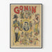Vintage plakat GONIN w jego dziełach – artystyczna dekoracja ścienna