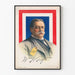 Plakat vintage portret Williama Howarda Tafta dekoracja ścienna