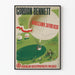 Plakat vintage Gordon Bennett Warszawa 1936 - Dekoracja ścienna retro