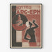 Plakat vintage Gouttes ARG-EPH do dekoracji ściennych w stylu retro