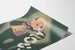 Plakat ilustracja vintage Krople Nican
