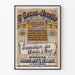 Plakat vintage Wielki Bazar w Neuilly Wystawa artykułów zimowych
