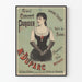 Plakat Vintage Wielki Koncert Paryski Mlle Duparc