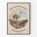 Plakat vintage Wielka Secesja Marzec Charleston