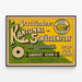 Plakat vintage Graubündner Kantonal Schützenfest 1909 — oprawiony obraz na ścianie
