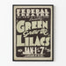 Plakat retro Green Grow the Lilacs Federal Theatre