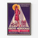 Plakat vintage z międzynarodowym pokazem mody Polo Spiele