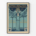 Plakat vintage Wielka berlińska wystawa sztuki 1897 - Dekoracja ścienna artystyczna