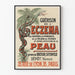 Plakat vintage Leczenie egzemy i schorzeń skóry