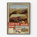 Plakat Vintage Pociąg Gurten Bern - Retro Dekoracja Ścienna Szwajcarska