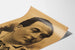 Wintage'owy plakat portret H. Plessis - Retro dekoracja ścienna