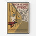 Plakat vintage dekoracja ścienna 'Hacia Mejores Viviendas' renowacja miejska