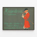 Plakat vintage Hagedorn Cigarren - Dekoracja ścienna w stylu retro — oprawiony obraz na ścianie