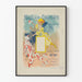 Vintage plakat Halle aux Chapeaux Paryż elegancka dekoracja ścienna