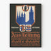 Plakat z wystawy vintage specjalistycznej Halle Saale 1913