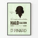 Plakat Vintage Halo Calcïon - Dekoracja Ścienna Retro