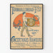 Plakat vintage Hamburg St. Pauli Turnverein - Dekoracja ścienna na wydarzenie sportowe 1895